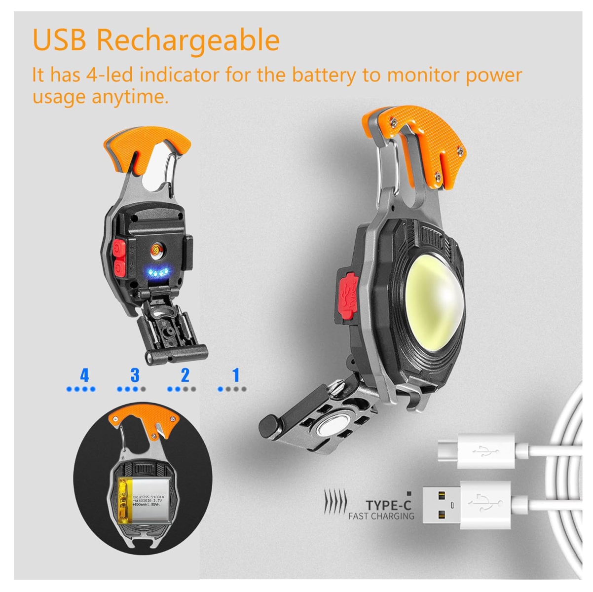 Miniatura 7 de Linterna De Bolsillo encendedor Multiuso